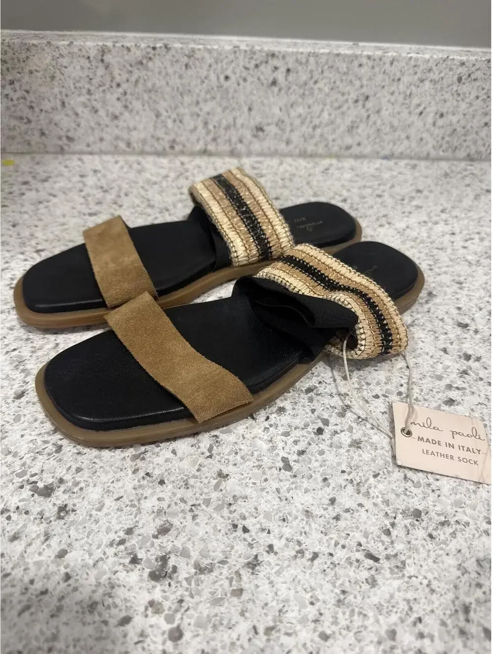 Mila Paoli Made in Italy Slide Sandals